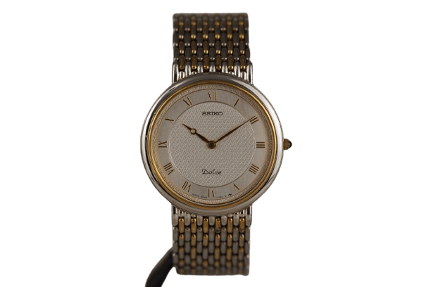 Seiko Dolce - Montre homme en acier bicolore 58 Facettes TOT-11016