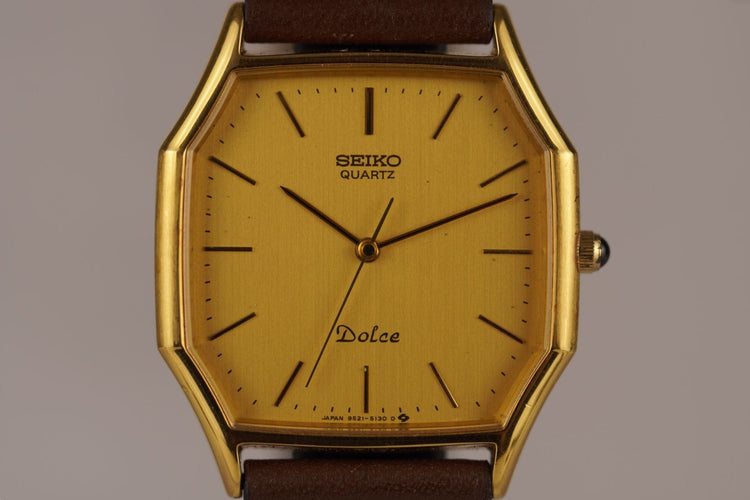 Seiko Dolce Tonneau - Montre en acier 58 Facettes TOT-10997