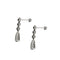 Boucles d'oreilles Boucles d’oreilles pendantes - Diamants en or blanc 18 ct 58 Facettes 40631