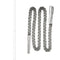 Collier Collier cravate en or blanc 18 ct à franges 58 Facettes 33993