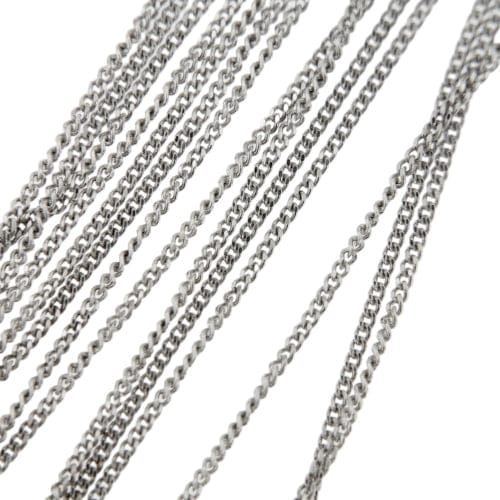 Collier Collier cravate en or blanc 18 ct à franges 58 Facettes 33993