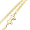 Collier Collier - chaîne maille plate avec 3 nœuds en or jaune 18 ct 58 Facettes 22063