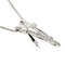 Collier Alfieri & St. John - Collier en or blanc 18 ct avec diamants 58 Facettes 38968