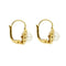 Boucles d'oreilles Boucles d’oreilles fleur à dormeuses en or jaune 18 ct avec perles 58 Facettes 38383