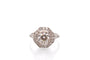 Bague 53 Bague diamant 1,16 ct K/VS2 en or 18k et platine 58 Facettes 27498-27838