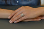 Bague 53 Bague diamant 1,16 ct K/VS2 en or 18k et platine 58 Facettes 27498-27838