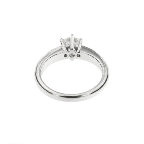 Bague 54 Bague solitaire - diamant 0,90 ct en or blanc 18 kt 58 Facettes 4114