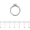 Bague 54 Bague solitaire - diamant 0,90 ct en or blanc 18 kt 58 Facettes 4114