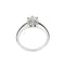 Bague 54 Bague solitaire - diamant 0,90 ct en or blanc 18 kt 58 Facettes 4114