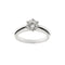 Bague 54 Bague solitaire - diamant 0,90 ct en or blanc 18 kt 58 Facettes 4114
