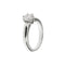 Bague 54 Bague solitaire - diamant 0,90 ct en or blanc 18 kt 58 Facettes 4114