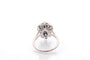 Bague 51 Bague vintage en platine avec saphir et diamants 58 Facettes 27910