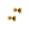 Boucles d'oreilles Boucles d’oreilles puces - Points de lumière en or jaune 18 ct et diamants 0,76 ct 58 Facettes 19444