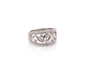 Bague 53 Bague en platine avec diamant 0,75 ct et diamants 58 Facettes 27853-27369