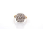 Bague 53.5 Bague Art déco en or 18k et platine avec diamants 58 Facettes 27847-27609