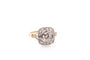 Bague 53.5 Bague Art déco en or 18k et platine avec diamants 58 Facettes 27847-27609