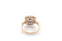 Bague 53.5 Bague Art déco en or 18k et platine avec diamants 58 Facettes 27847-27609
