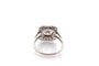 Bague 53 Bague en platine avec diamant 1,13 ct et diamants 0,50 ct 58 Facettes 27844-27415