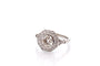 Bague 53 Bague Art déco en platine et diamants 58 Facettes 27839-27337