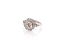 Bague 53 Bague Art déco en platine et diamants 58 Facettes 27839-27337