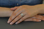 Bague 53 Bague Art déco en platine et diamants 58 Facettes 27839-27337