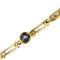 Bracelet Bracelet à segments en or jaune 18 ct avec saphirs et diamants 58 Facettes 35277