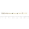Bracelet Bracelet à segments en or jaune 18 ct avec saphirs et diamants 58 Facettes 35277