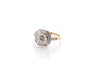 Bague 53 Bague Art déco en platine et or 18k, diamants 1,40 ct 58 Facettes 27849-27136B
