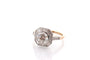 Bague 53 Bague Art déco en platine et or 18k, diamants 1,40 ct 58 Facettes 27849-27136B