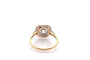 Bague 53 Bague Art déco en platine et or 18k avec diamants 58 Facettes 27849-27136B