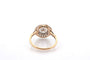 Bague 53 Bague Art déco en platine et or 18k avec diamants 58 Facettes 27841-27349