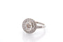 Bague 54 Bague diamant 1,20 ct F/SI1 en platine 58 Facettes 27856-27535