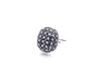 Bague 56 Bague en or blanc 18K avec saphirs et diamants 58 Facettes 27890