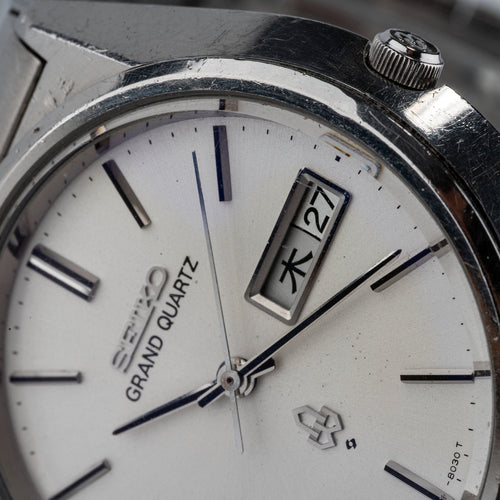 Seiko Grand Quartz - Montre 4843-8041 en acier 58 Facettes TOT-11196