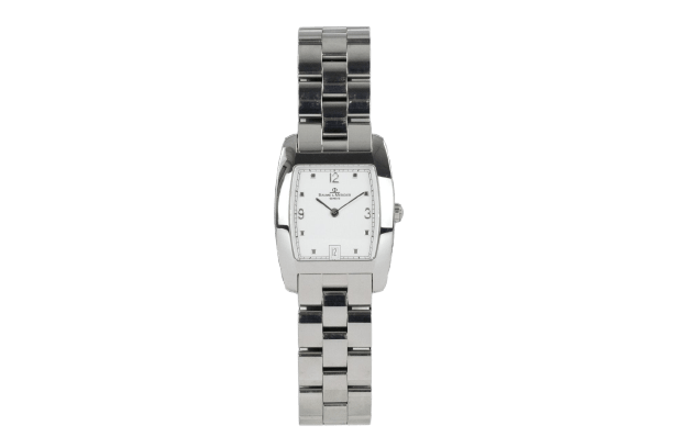Baume & Mercier Hampton - Montre quartz en acier 58 Facettes TOT-10652