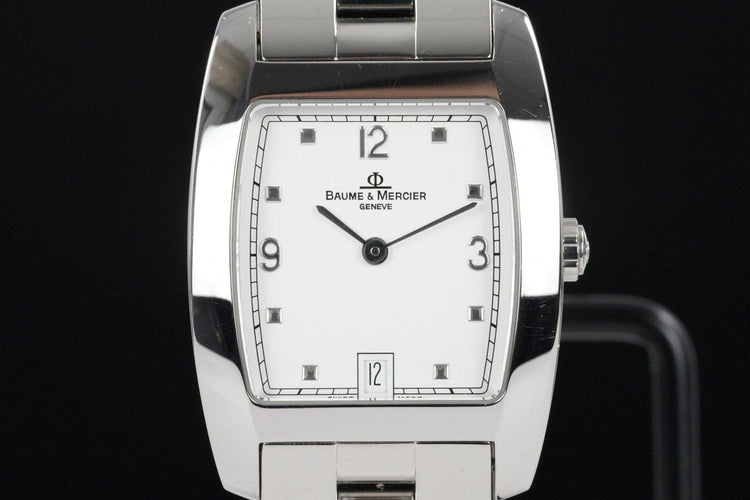 Baume & Mercier Hampton - Montre quartz en acier 58 Facettes TOT-10652