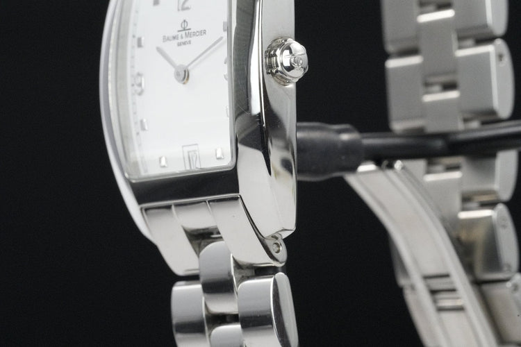 Baume & Mercier Hampton - Montre quartz en acier 58 Facettes TOT-10652