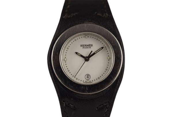 Hermès Harnais - Montre HA3.210 en acier 58 Facettes TOT-10872