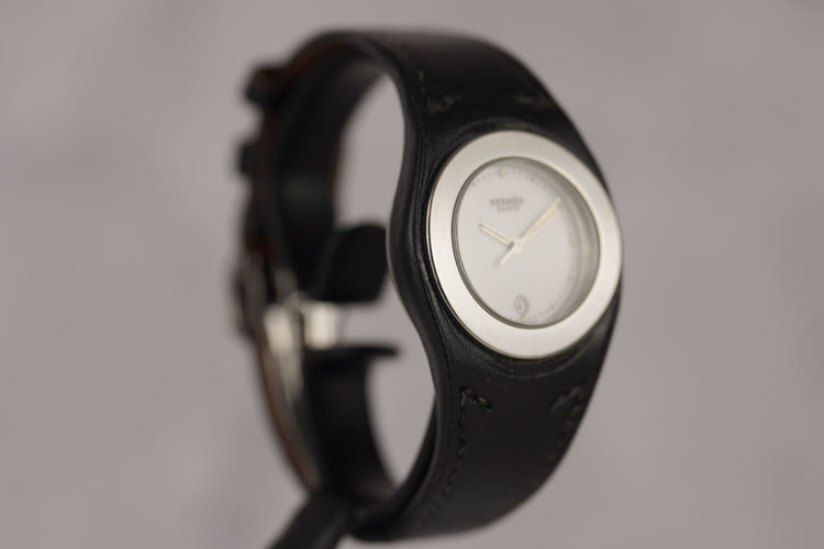 Hermès Harnais - Montre HA3.210 en acier 58 Facettes TOT-10872