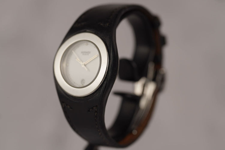 Hermès Harnais - Montre HA3.210 en acier 58 Facettes TOT-10872