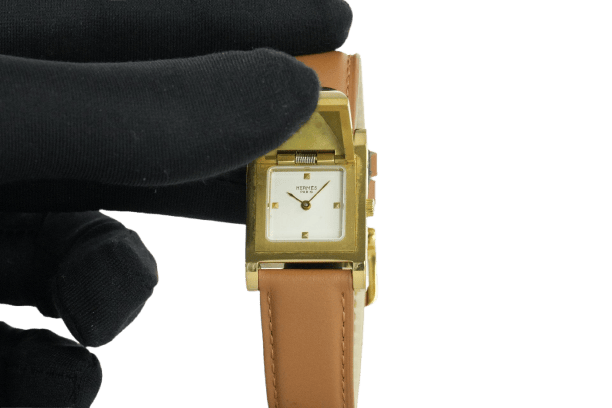 Hermès Medor - Montre en acier 58 Facettes TOT-01962