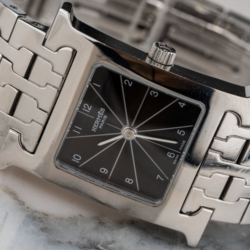 Hermès Heure H - Montre HH1.210.361 en acier 58 Facettes TOT-02118