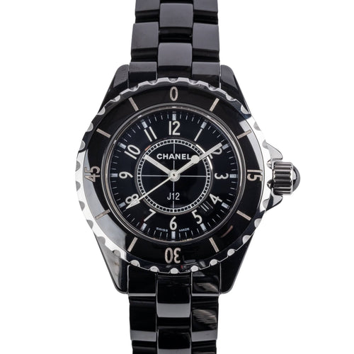 Chanel J12 - Montre H0682 en céramique noire 58 Facettes TOT-01990