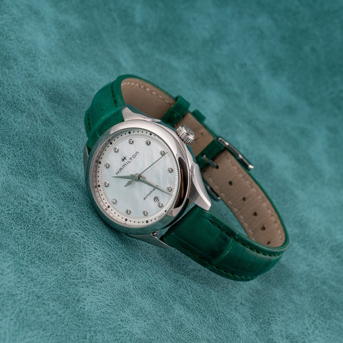Hamilton Jazzmaster - Montre en acier cadran nacre 58 Facettes TOT-10221