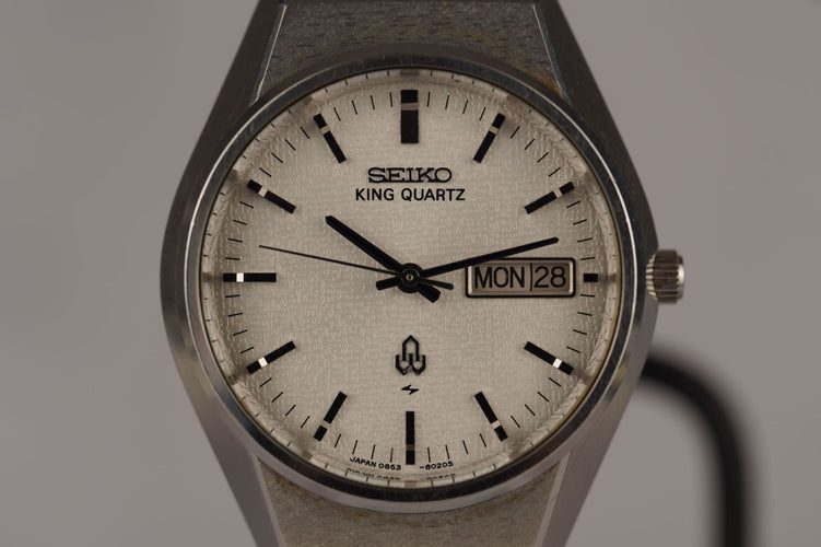 Seiko King Quartz - Montre en acier 58 Facettes TOT-10963