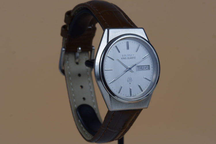 Montre Seiko King Quartz - Montre en acier 58 Facettes TOT-11277