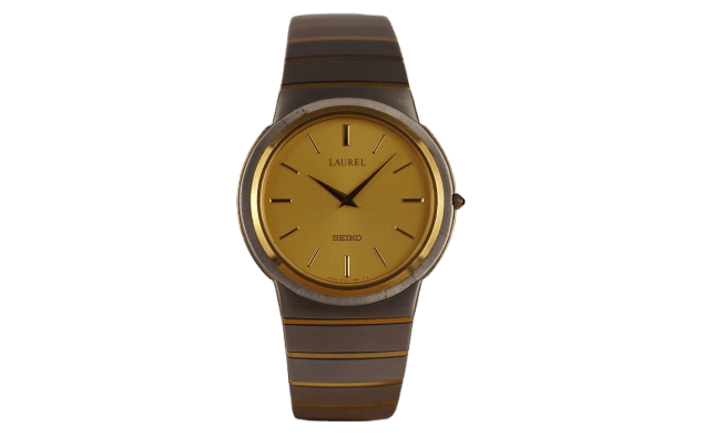 Seiko Laurel - Montre unisexe acier et or jaune 58 Facettes TOT-10679