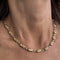 Collier Chimento - Collier maille fantasia en or jaune et blanc 18 ct 58 Facettes 39995