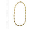 Collier Chimento - Collier maille fantasia en or jaune et blanc 18 ct 58 Facettes 39995