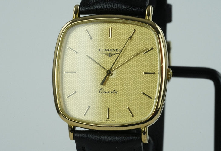 Montre Longines TV - Montre quartz plaqué or 58 Facettes TOT-01908